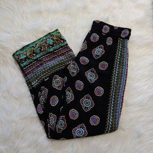 Cynthia Rowley Printed Flowy Drawsting Pants